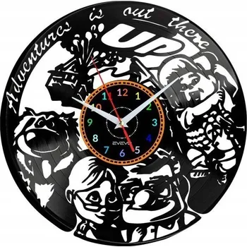 Hodiny BAJKA NÁSTĚNNÉ HODINY DEKORATIVNÍ MODERNÍ VINYLOVÁ DESKA