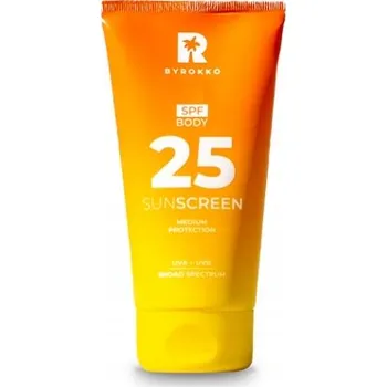 Přípravek na opalování Byrokko Opalovací krém SPF 25 s UVA a UVB filtrem na slunění