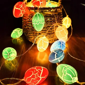 Dekorativní svítidlo Velikonoční dekorativní světýlka ve tvaru vajíček, 1,8 m