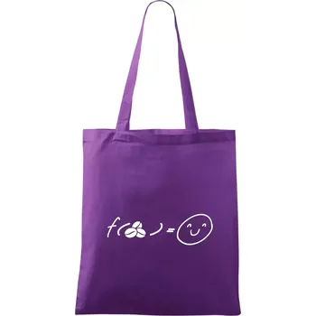 Matematická funkce - káva - Taška bavlněná - 42 x 38 cm ( Fialová )