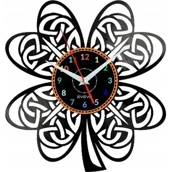 Hodiny IRLAND HODINY NÁSTĚNNÉ DEKORATIVNÍ MODERNÍ VINYLOVÁ DESKA