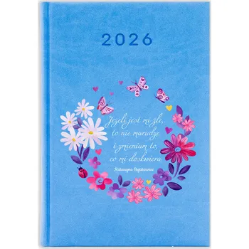 Kalendář Knižkový kalendář 2026 A5 FunnyCase modrý