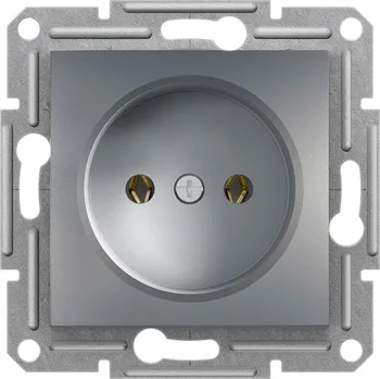 Elektrická zásuvka Stříbrná nástěnná Elektrická Zásuvka Schneider Electric