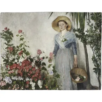 prostírání Prostírání na stůl V oranžérii (Ve skleníku) Olga Boznańska