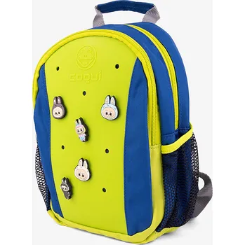 Školní batoh Dětský batoh COQUI RUCKSY Lime/Royal + Amulet + SET 243 mix
