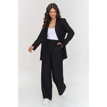 Dámský set sako + kalhoty M883 Barva: Černá, Velikost: S