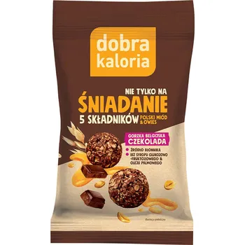 Čokoláda Snídaňové kuličky z hořké belgické čokolády 40 g - Kubara
