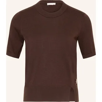 Dámský svetr Liu Jo Dámské Úpletové Tričko, tmavě hnědá, 36