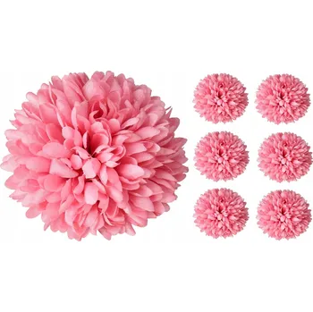 umělá květina CHRYZANTÉMA HLAVIČKA HLAVIČKY UMĚLÉ KVĚTY 10 KS 12CM