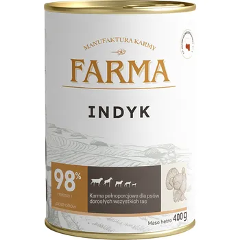 Krmivo pro psa FARMA Select Krůta 400g – Mokré Krmivo pro psy