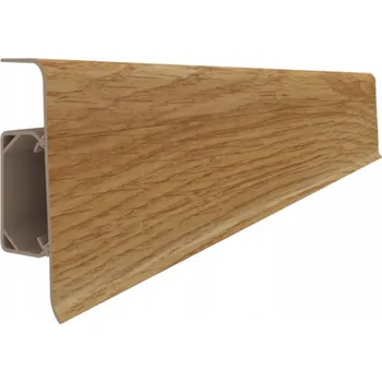 soklová lišta Lišta Vilo PVC 21 x 66 délka 250 cm dub