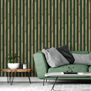 Fototapeta Dekorativní tapeta LAMELY Dřevěné Desky Beton 3D