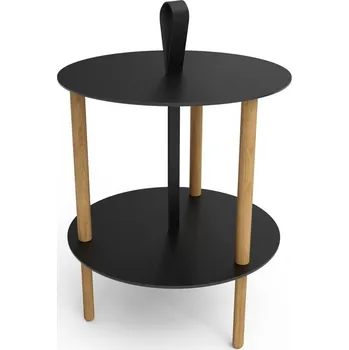 Konferenční stolek Kulatý odkládací stolek ø 38 cm Strap S Bull – LIND DNA ID_1787918