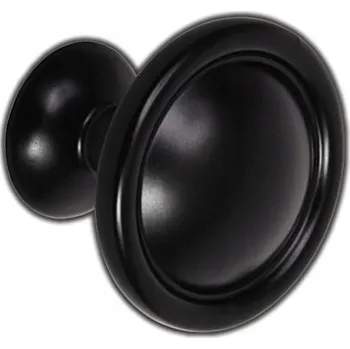 Nábytkové kování Nábytková úchytka knopka černá matná 2,9 x 2,9 x 2,5 cm