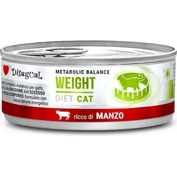 Krmivo pro kočku DISUGUAL CAT WEIGHT 85G HOVĚZÍ