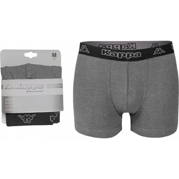 Boxerky KAPPA pánské boxerky bavlna vel. M grafitové