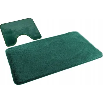 Koupelnová předložka Euromat Lombok předložka do koupelny 50x80, 50x40 cm zelená