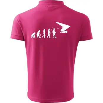 Pánská košile Evoluce rogalo - Polokošile pánská Pique Polo 203 - L ( Purpurová )