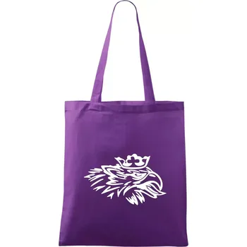 Rozezlený orel - Taška bavlněná - 42 x 38 cm ( Fialová )