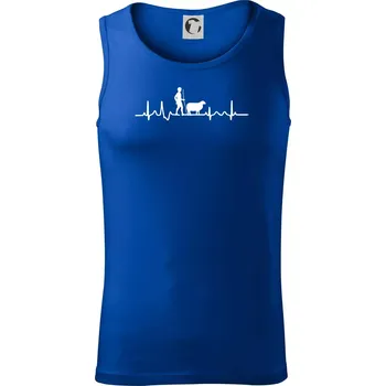Ekg pastevec ovcí - Tílko pánské Core - XL ( Královská modrá )