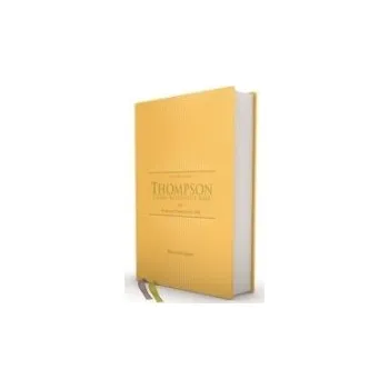 KJV, Thompson Chain-Reference Bible, Hardcover, Yellow Gold, Red Letter, Comfort Print