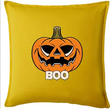 Polštář Halloween dýně - Polštář 50x50 - 50x50 - Pouze potah ( Žlutá )