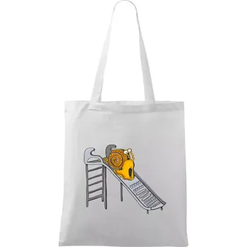 To bude ale drsný nářez (Pecka Design) - Taška bavlněná - 42 x 38 cm ( Bílá )