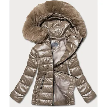 Prošívaná dámská bunda ve velbloudí barvě s'west (b8057-12) odstíny béžové XL (42)