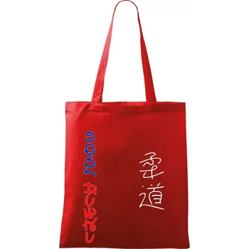 Nákupní taška Judo Czech - Taška bavlněná - 42 x 38 cm ( Červená )