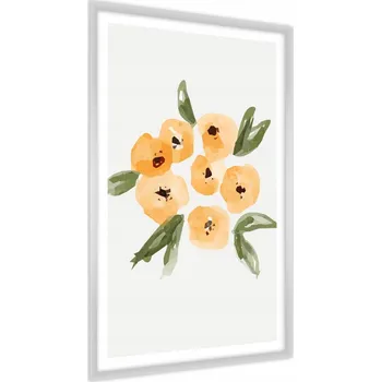 Obraz Plakát na zeď KVĚTINY malované akvarelem 60x80