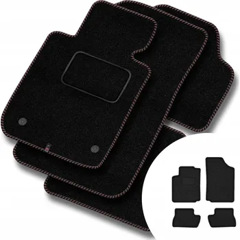 autokoberec Velurové autokoberce Motos 4 ks