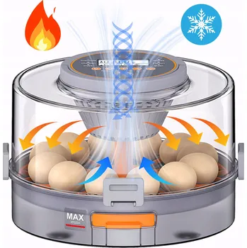 Umělá líheň AUTOMATICKÝ LÍHEŇ VAJEC PRO DRŮBEŽ S KONTROLOU TEPLOTY A VLHKOSTI