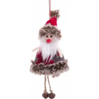 Vánoční dekorace Westwing Vánoční ozdoba závěsná Svatý Mikuláš 20 cm