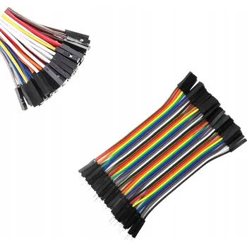 Kabely Propojovací 10cm 40ks Samec-Samice