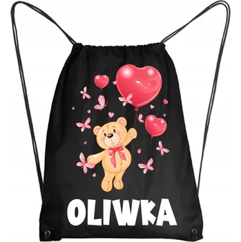 Školní Vak/Batoh na Tělocvik do Školky Školy SLADKÝ MEDVÍDEK + JMÉNO
