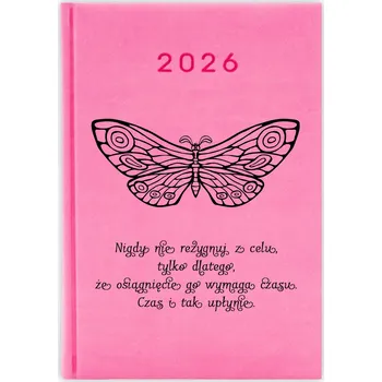 Kalendář Knižkový kalendář 2026 A5 růžový