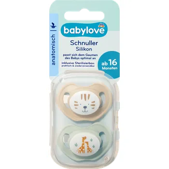 dudlíky babylove silikonový dudlík, 16m+