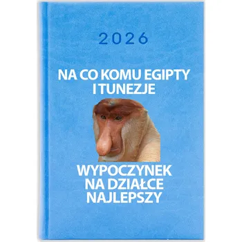 Kalendář Knižkový kalendář 2026 A5 FunnyCase modrý