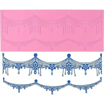 Forma na pečení Silikonová forma na krajky Balze pro zdobení na dort