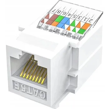 Elektrická zásuvka KEYSTONE ZÁSUVKA RJ45 UTP CAT5E - BEZNÁSTROJOVÁ ZÁSUVKA LAN UTP