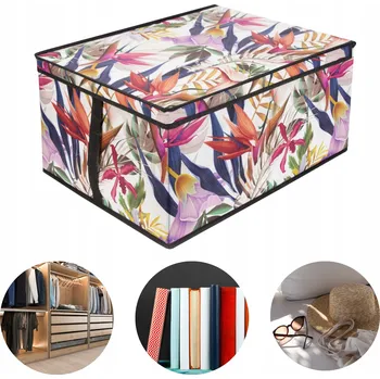 Obraz FLORAL květinový organizér do skříně s víkem 50x40x25 cm