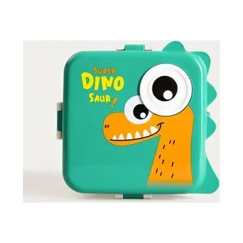 Dóza na potraviny Lunchbox | PETPACK | modrý s dinosaurem | 1590 ml + 70 ml | 750090