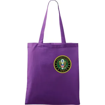 United States Army barevné - Taška bavlněná - 42 x 38 cm ( Fialová )