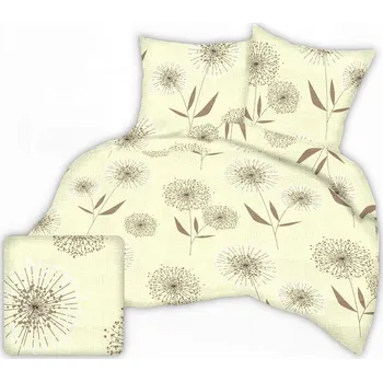Povlečení Krepové povlečení SDK19-4 - pampeliška béžová - 140x200cm