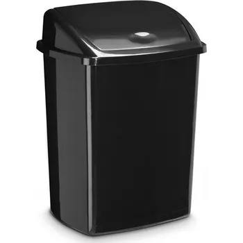 Odpadkový koš Opadkový koš na tříděný odpad CEP - černý, 50 l