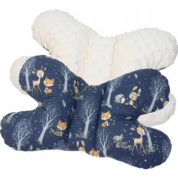 Polštář Kerstin POLŠTÁŘ MOTÝLEK MINKY PROTIOTŘESOVÁ DO AUTOSEDAČKY