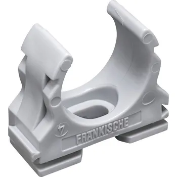 kabelová chránička Plastová příchytka clipfix-UV 25 šedá Fränkische 22573025