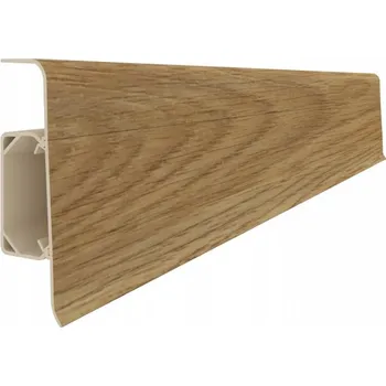 soklová lišta Lišta Esquero PVC 21 x 66, délka 250 cm, dub