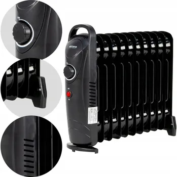 Topidlo Olejový radiátor 11 žeber 1200W černý MINI Volteno VO2829