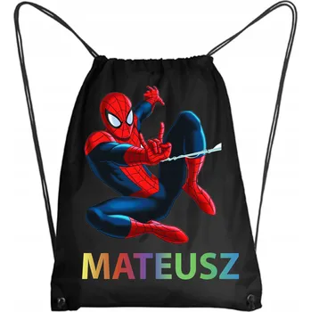 Školní batoh Školní Vak / Batoh na Tělocvik do Školky Školy Spiderman + JMÉNO 20 #1